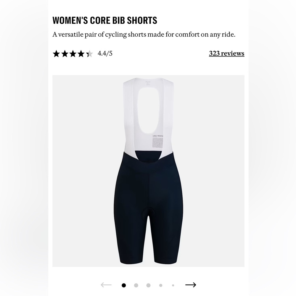 Rapha Core Bib Shorts L Navy
